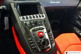 Car-Styling Dry Carbon Fiber Center Control Panel Interior Trim Fit For 2011-2014 Aventador LP700 Center Control Surround Panel