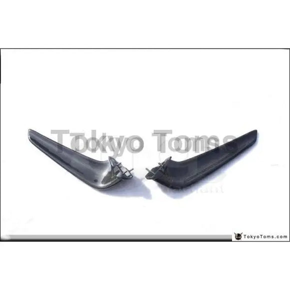 Carbon Fiber Wing Flaps Fit For 2010-2014 Ferrari F458 Italia Coupe & Spider D Style Front Bumper Wing Flaps - Tokyo Tom's