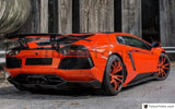 Car-Styling Carbon Fiber Rear Bumper Diffuser Fit For 11-14 Aventador LP700 DMC Molto Veloce Base Package Style Rear Diffuser