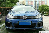 Carbon Fiber CF Front Lip Splitter Fit For 2010-2012 Golf R RZ Style Front Bumepr Lip Splitter 3 pcs - Tokyo Tom's