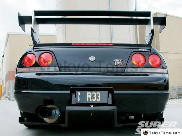 Carbon Fiber TS Type1 Style Rear Diffuser 3pcs with Metal Fitting Auto Accessories -  Fit For 1995-1998 Nissan Skyline R33 GTR