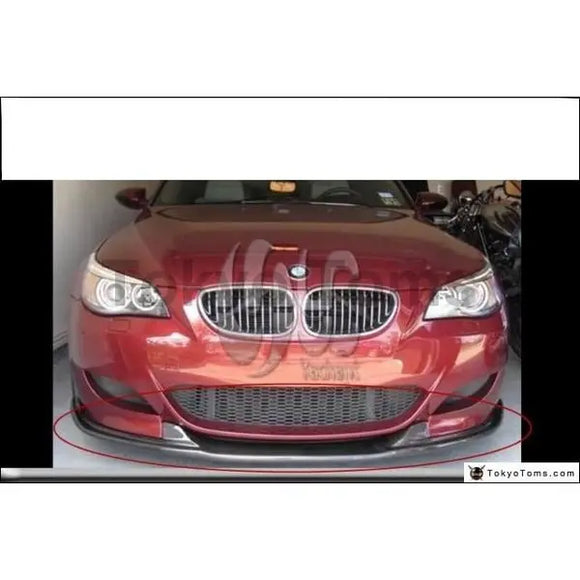 Car-Styling Auto Accessories Carbon Fiber Car Front Bumper Lip Fit For BMW E60 M5 Hamann Style Front Lip
