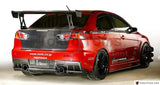 Car-Styling Portion Carbon Fiber Glass FRP Body Kit Fit For 08-12 Lancer Evolution X Evo 10 VS Wide Body Version Style Body Kit