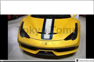 Car-Styling Auto Accessories FRP Fiber Glass Front Hood Fit For 2010-2014 F458 Italia Spider Speciale-Style Hood Bonnet