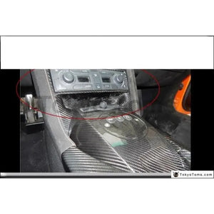 Car-Styling Carbon Fiber Interior Trim Cover Fit For 2003-2014 Gallardo LP550 LP560 LP570 Air Con Contral Panel