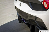Car-Styling Portion Carbon Fiber Rear Bumper Kit Fit For 10-14 F458 Italia Coupe & Spider VRS 458-VX Program Style Rear Bumper 