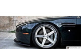 Car-Styling Auto Accessories Dry Carbon Fiber Front Lip Fit For 2006-2009 V8 Vantage V Style Front Bumper Lip Splitter 