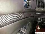 Car-Styling Dry Carbon Fiber Interior Trim Fit For 2007-2015 V36 G25 G35 G37 Q40 4D Sedan LHD Interior Trim Cover Kit