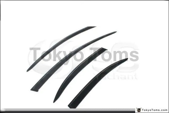FRP Fiber Glass Wind Deflector Fit For 2008-2012 Mitsubishi Lancer Evolution EVO X EVO 10 Wind Deflector 4pcs - Tokyo Tom's
