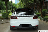Car-Styling Carbon Fiber Rear Trunk Spoiler 3 Pcs Fit For 2014-2016  Macan Rear Spoiler Wing 