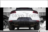Car-Styling Carbon Fiber Rear Bumper Diffuser Fit For 2014-2016 Macan Karztec Style Rear Diffuser 