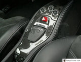 Car Styling Accessories Dry Carbon Fiber Interior Trim Fit For 2010-2014 Ferrari F458 Italia Spider Gear Surround Replacement 