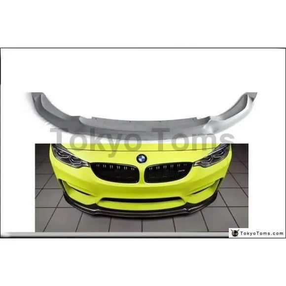 Car-Styling Carbon Fiber FRP Painted With Varnish Car Front Bumper Lip Fit For 2014-2017 F80 M3 F82 F83 M4 VRS Style Front Lip