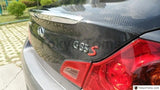 Car-Styling High Quality Carbon Fiber Boot Lid Fit For 07-15 Infiniti V36 G25 G35 G37 Q40 4D Sedan OEM Style Rear Trunk Tailgate