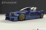 Fiber Glass FRP Bodykit Fit For 92-99 E36 M3 Coupe GP PD RB Style Body Kit Front Lip Spats Front Fender Spoiler