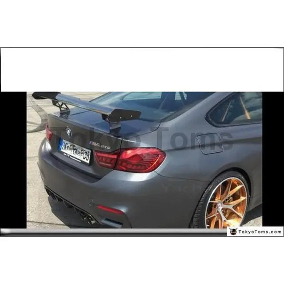 Car-Styling Carbon Fiber Rear Trunk GT Spoiler Fit For 2014-2017 F82 M4 GTS Style Rear Spoiler GT Wing 