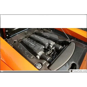 Car-Styling Auto Accessories Dry Carbon Fiber Engine Bay Trim Fit For 2008-2014 Gallardo LP550 LP560 LP570 Engine Bay Kit