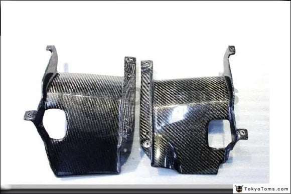 Car-Styling Carbon Fiber Intercooler Side Plates Fit For 08-12 Mitsubishi Lancer Evolution EVO X EVO 10 Intercooler Side Plates