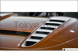 New Arrival Carbon Fiber / Dry Carbon Fiber Rear Trunk Vents 2 Pcs Fit For 2008-2015 R8 V8 V10 Spyder OEM Rear Engine Hood Vents