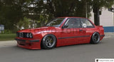 Car-Styling FRP Fiber Glass Front & Rear Fender 6Pcs Fit For 1984-1991 E30 Coupe GP PD RB Style Over Fender Flares