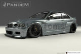 FRP Fiber Glass Front Fender or Rear Fender Fit For 98-05 E46 3 Series & M3 Coupe GP PD RB Style Over Fender Flare