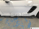 Car-Styling Carbon Fiber Side Skirts Fit For 2017-2018 Cayman Boxster 718 ARMA Speed Style Body Kit Side Skirts 8 Pcs