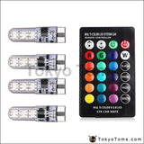 REMOTE CONTROL T10 LED RGB BULBS