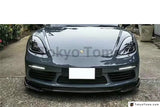 Car-Styling Carbon Fiber Bodykits Fit For 17-18 Cayman Boxster 718 ARMA Speed Style Body Lip Kit Front Lip Skirts Rear Spats Lip