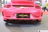 Car-Styling Fiber Glass Body Kits Center Exhaust Opening Fit For 12-14 Porsche 911 991 Carrera & Carrera S GT3-RS Style Bodykit