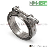 2.25" Exhaust Stainless Universal V-Band Clamp and Flange Kit V Band EP-VKG225