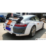Car-Styling Auto Accessories FRP Fiber Glass Trunk Spoiler Fit For 05-11 Porsche 911 997 Carrara GT3-RS-Style Rear Spoiler Wing 