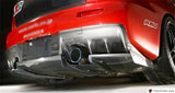 FRP Fiber Glass Rear Diffuser 5 Pcs Fit For 08-12 Lancer Evolution X EVO 10 VS Collaboration AREO Style Rear Under Diffuser 