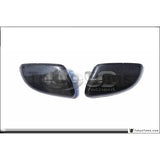 Carbon Fiber Side Mirror Cover Caps Frame Replacement Fit For 2009-2012 VW Golf MK6 & GTI Yachant