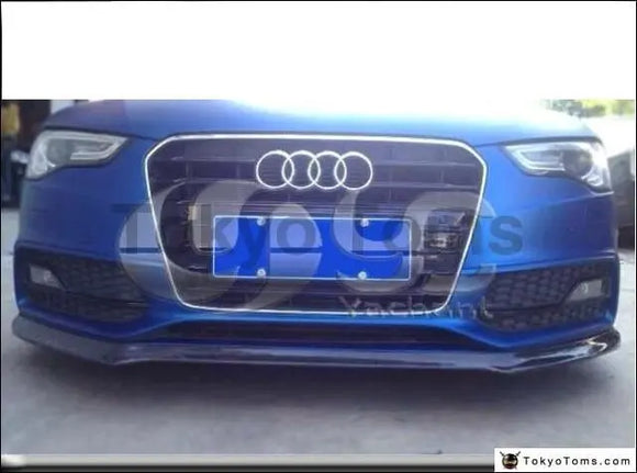 YC-Sport Style Carbon Fiber Front Lip For 2012-2014 Audi B8.5 S5 & A5 S-Line Coupe Sedan - Tokyo Tom's