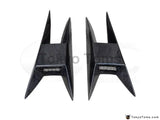Car-Styling Carbon Fiber Vents Duct Fit For 03-14 Gallardo LP550 LP560 LP570 YC Design Style Side Skirt Caps Vents Duct 