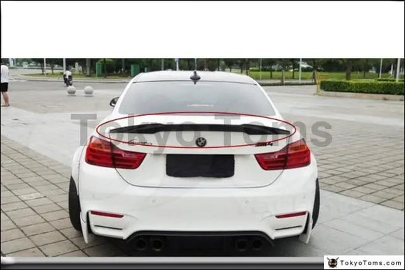 Car-Styling Accessories Carbon Fiber Rear Trunk Spoiler Ducktail Fit For 2014-2016 F82 M4 LB LP LW Style Trunk Spoiler Wing 
