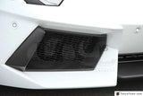 Car-Styling Dry Carbon Fiber Air Duct Trim 2Pcs Fit For 2011-2014 Aventador LP700 OEM Front Bumper Air Duct Air Intake Surround
