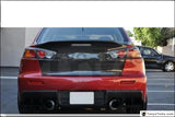 Car-Styling Carbon Fiber Rear Trunk Bootlid Fit For 2008-2012 Lancer Evolution EVOX EVO 10 CSL Style Boot Flaps Bootlid Tailgate