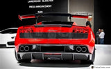 Car-Styling Accessories Carbon Fiber Rear Spoiler Wing Fit For 2008-2012 Gallardo LP570-4 ST Style Spoiler GT Wing