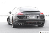 Carbon Fiber Rear Spoiler Wing Fit For 2010-2013 Porsche Panamera 970 WA Sports Line Black Bison Edition Style Trunk Spoiler