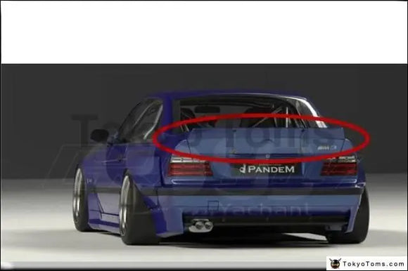 Car-Styling Fiber Glass FRP Trunk Spoiler Fit For 1992-1999 E36 3 Series & M3 Coupe RB PD Style Rear Spoiler Wing