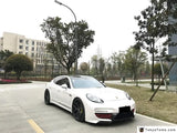 Car-Styling Portion Carbon Fiber Glass FRP Front Bar Bumper Fit For 2014-2016 Panamera 971 Caractere Style Front Bumper