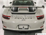 Car-Styling NEW Arrival FRP Fiber Glass Rear Trunk GT Spoiler Fit For 2016-2018 911 991.2 Carrera & S GT3-Style GT Wing Spoiler 