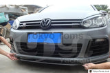 Carbon Fiber CF Front Lip Splitter Fit For 2010-2012 Golf R RZ Style Front Bumepr Lip Splitter 3 pcs - Tokyo Tom's