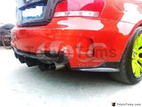 Car-Styling Carbon Fiber Rear Bumper Diffuser Fit For 2010-2012 BMW 1M Coupe RZ 1M Raze Style Rear Diffuser