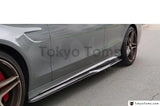Car-Styling Carbon Fiber / Fiber Glass FRP Bodykit Side Skirts Fit For 2015-2016 W205 C63 PSM Style Side Skirt Extension 