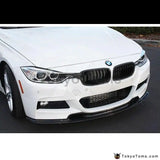 Car-Styling Carbon Fiber M P Front Bumper Lip Fit For 2012-2015 3 Series F30 F35 VS Style Front Lip Only For M-tech Bumper