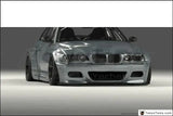 Car-Styling FRP Fiber Glass Front Bumper Lip Fit For 98-05  E46 M3 Coupe GP PD RB Style Front Lip Diffuser