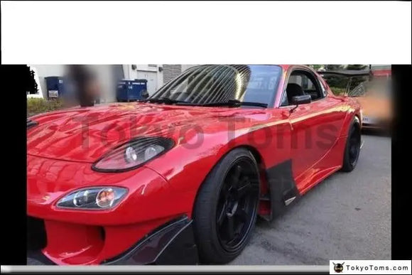 Car-Styling Portion Carbon Fiber Glass FRP Bodykits Fit For 92-97 RX7 FD3S RE-GT Style Bodykit Bumper Skirts Fender Diffuser 