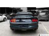 Car-Styling Auto Accessories FRP Fiber Glass Rear Trunk Spoiler Fit For 2014-2016 Mustang APR Style GT Wing